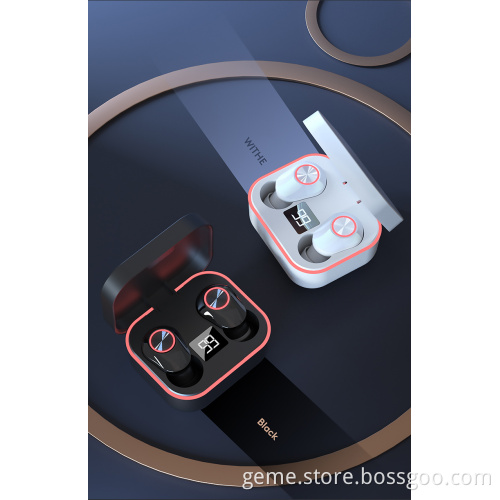 Touch Control Earbuds Noise Cancelling Bluetooth Headset